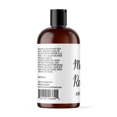 Sweet Essentials rose water applied to hair and scalp for extra moisture.
