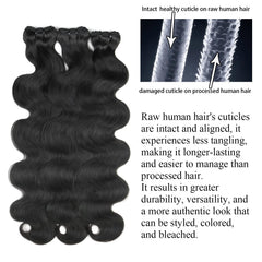 SWEETGIRL double weft construction adds volume and durability