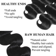 SWEETGIRL raw Cambodian hair bundle showcases natural texture and luster