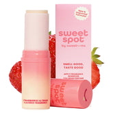 SweetSpot solid perfume stick strawberries and cream for on-the-go application.