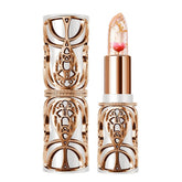 SWETIYOU crystal flower jelly lip balm cap suggests luxury lip care and subtle shine