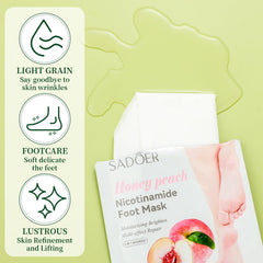 Swiffen avocado foot mask for rich hydration and nourished heels