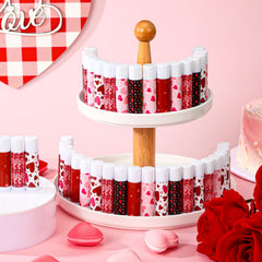 Swiffen lip balm flavors chocolate, cherry, cupcake, rose, strawberry for variety