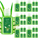 Swiffen mini aloe vera gel 1oz travel bottle for quick skin soothing.
