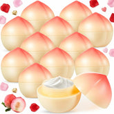 Swiffen peach hand cream set packaging closeup with fruity scent