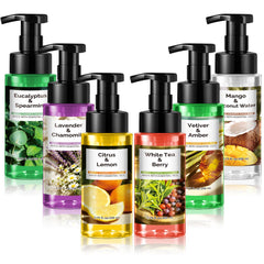 Swiffen six-pack foaming hand soap bottles with rich lather for daily kitchen and bath use