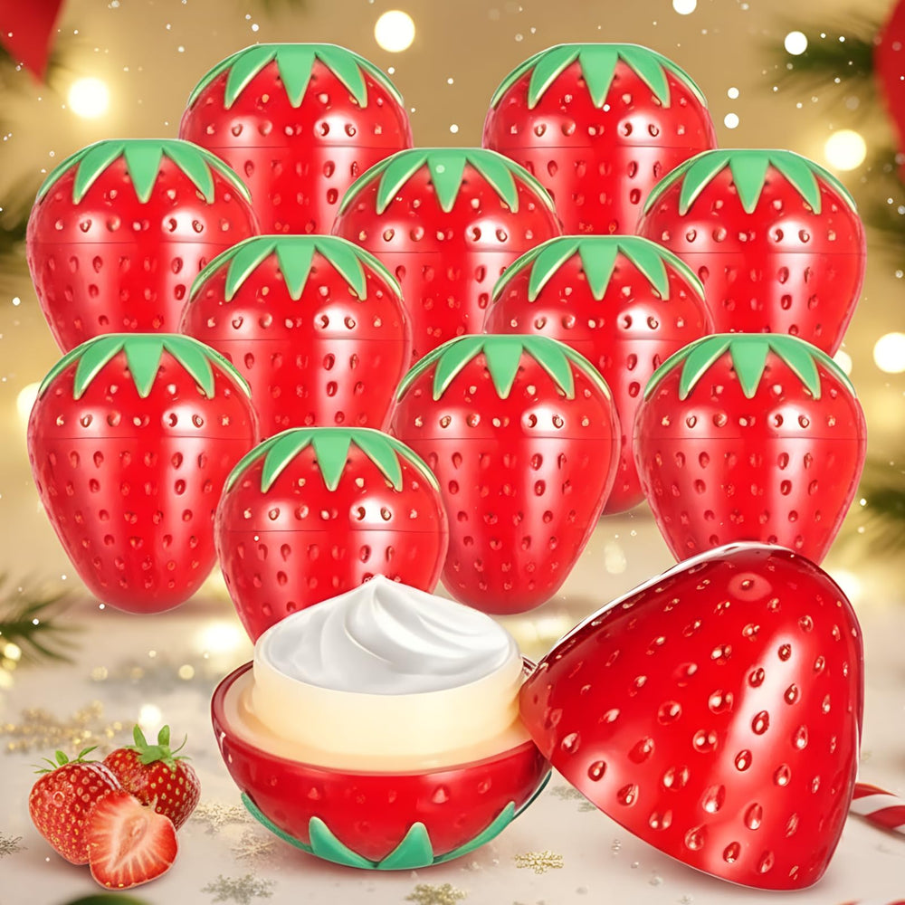 Swiffen strawberry hand cream gift set, 12 pieces, ideal for gifting.