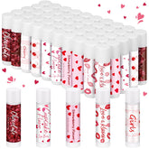 Swiffen Valentine lip balms 50-pack for gifting at events.