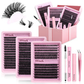 SWTurk lash clusters kit application tweezers for precise placement