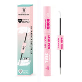 SY SHUYING White Lash Bond & Seal bottle closeup for precise application and long-lasting hold.