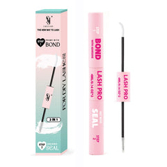 SY SHUYING White Lash Bond & Seal bottle closeup for precise application and long-lasting hold.