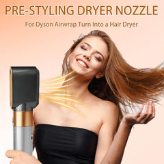 Sygbttq airflow-distribution nozzle close-up highlighting gentle, even drying.