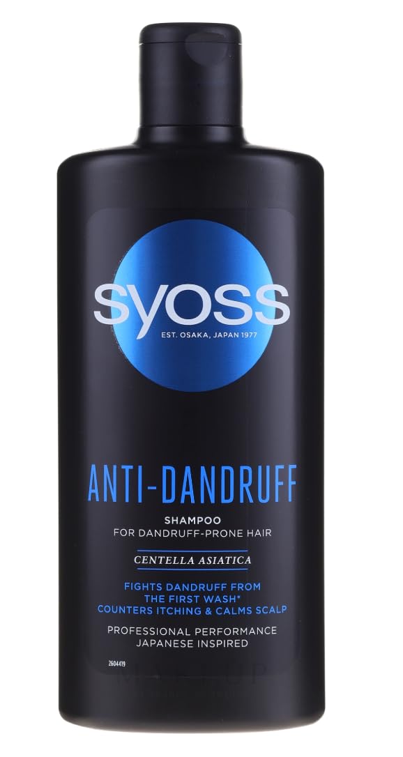 Syoss Centella Asiatica shampoo bottle for daily scalp care