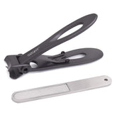 SZQHT Ultra Wide Jaw Toenail Clippers close-up showing durable stainless steel.
