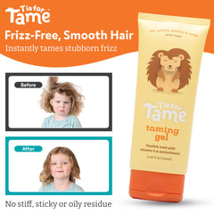 T is for Tame taming gel smooth application for wet or dry hair