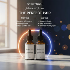 TACOHO Soluretinol in day-night routine with moisturizer.