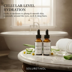 TACOHO Soluretinol pea-sized dispense demonstrates precise dosing.