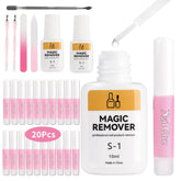 TADANG TADOPRO Nail Glue and Remover Set front view for convenient at-home manicures.