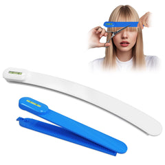 TagRecove fringe cutting tool in blue for quick bangs trimming at home and precise results