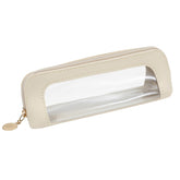 TAHULIK Clear Makeup Bag with double-sided windows for quick access on the go