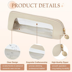 TAHULIK Makeup brush bag showing vertical storage for brushes