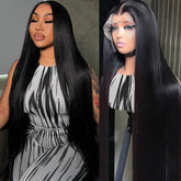 TAIKOU 30 inch lace front wig with straight hair for natural daily wear