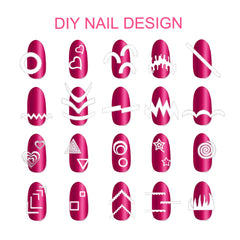 TailaiMei 1768-piece set offers many options for creative French manicure looks
