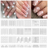 TailaiMei French tip stickers with diverse designs for easy at-home nail art