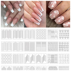 TailaiMei French tip stickers with diverse designs for easy at-home nail art