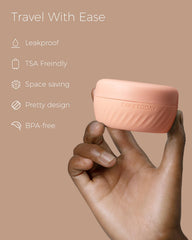 TakeToday leak-proof lids ensure secure closure during flights and transit.