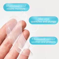 Talika Bio Enzymes Eye Patch close-up highlighting ultra-thin biocellulose texture.
