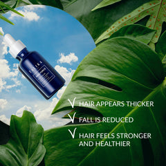 Talika Hair Force Phyto Serum applicator near scalp for root nourishment.