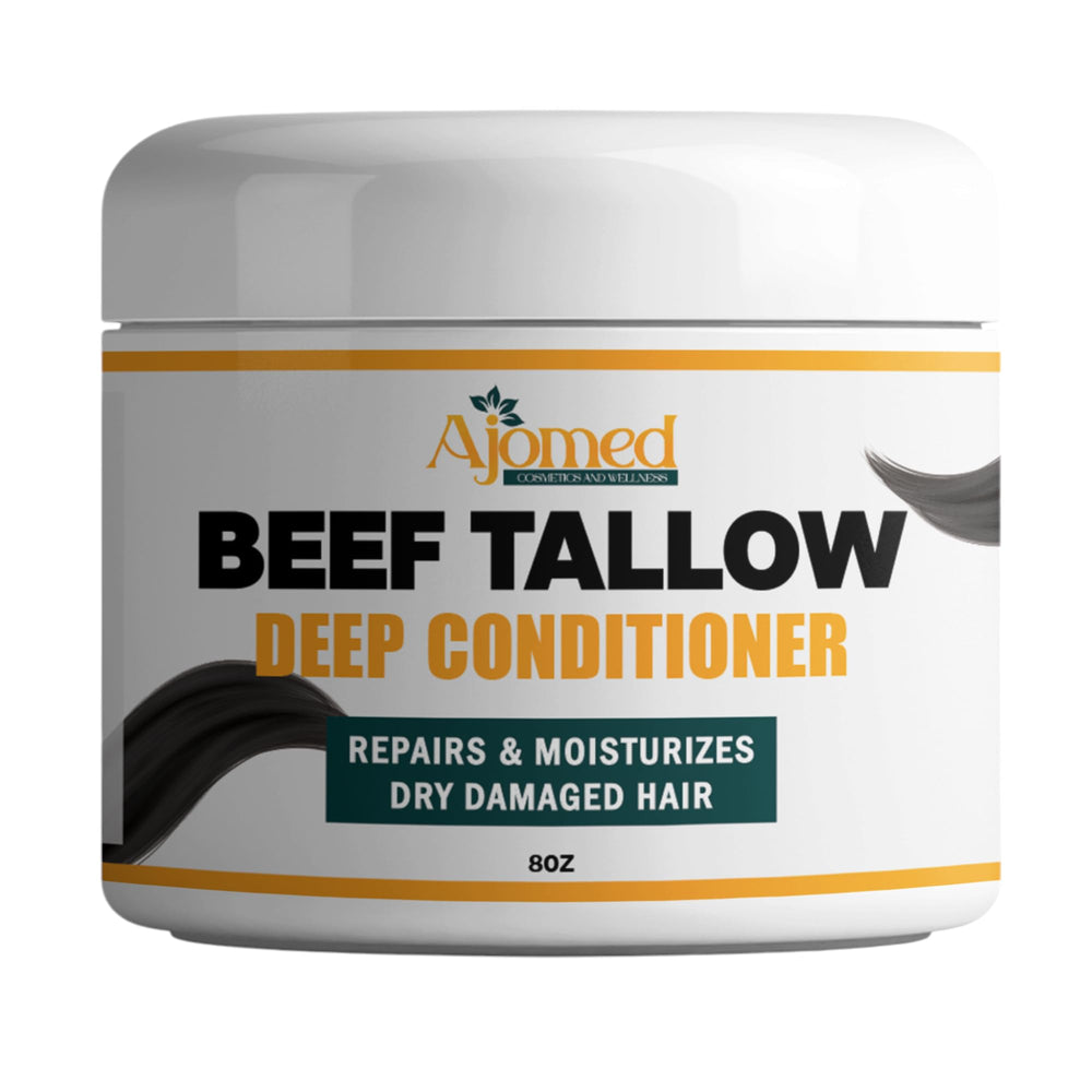 Tallow Deep Conditioner bottle-front shows premium moisturizing formula for dry, damaged hair.
