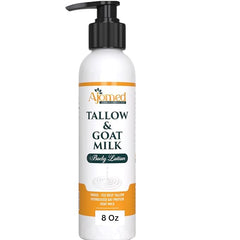 Tallow and Goat Milk Body Lotion unscented 8oz for sensitive skin