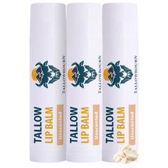 Tallowbourn balm with grass-fed tallow hydrates dry lips