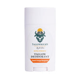 Tallowbourn deodorant packaging with the 3 oz stick for on-the-go freshness.