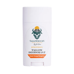 Tallowbourn deodorant packaging with the 3 oz stick for on-the-go freshness.