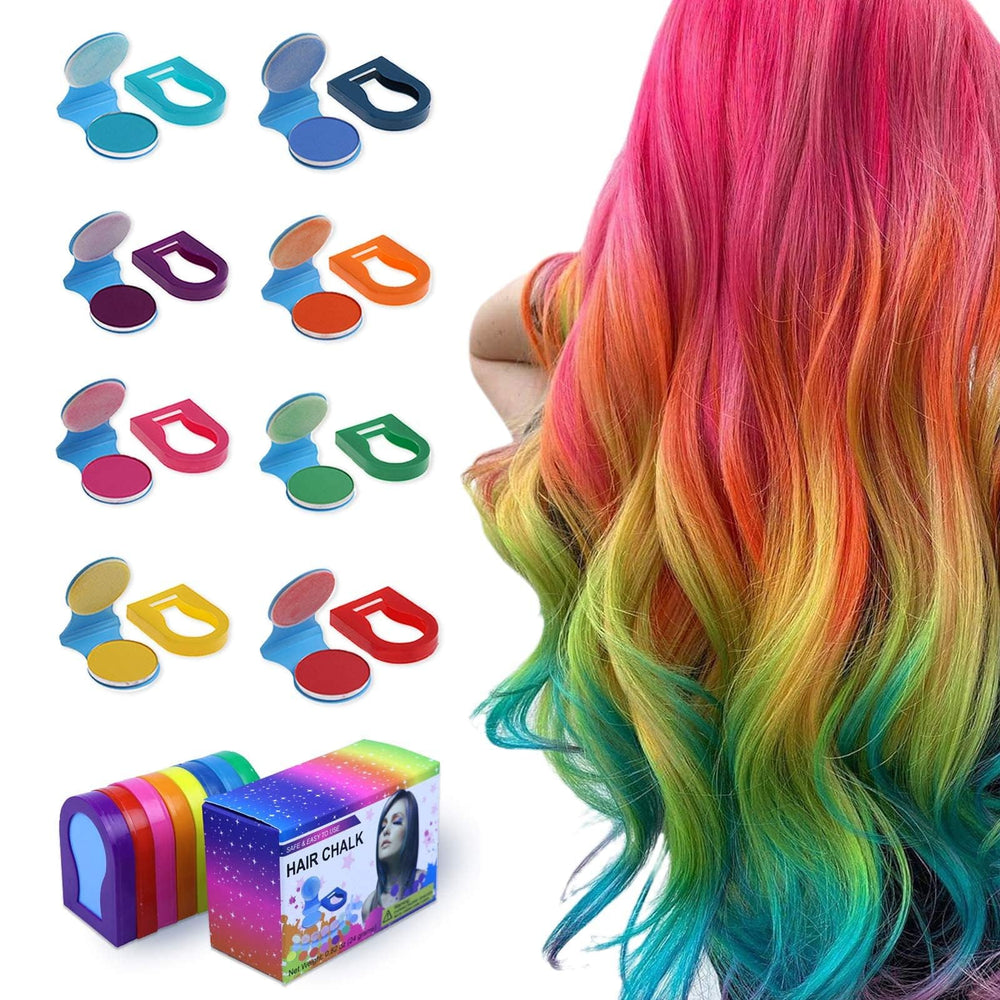 TALLSOCNE Hair Chalk 8-color pack for creative kid styling