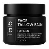 Talö beef tallow moisturizer jar close-up for deep hydration.
