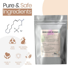 Talsen Chemicals SCI powder blends into solid shampoo bar formulations.
