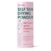Tan Fan Self Tan Drying Powder bottle in a mess-free shaker for easy application