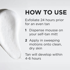 Using the Hydra Mousse with the mitt yields streak-free color results.
