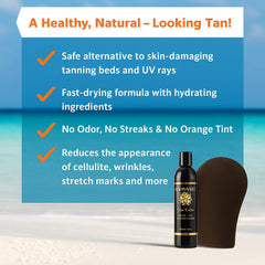 Tan Physics back applicator enabling even coverage on hard-to-reach areas.