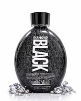 Tanning Paradise Diamond Black Lotion packaging highlighting premium transfer-resistant formula.