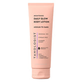 Tanologist Brightening Daily Glow bottle front showing gradual tan for natural glow