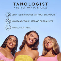 Tanologist Daily Glow texture highlights lightweight, fast-absorbing lotion
