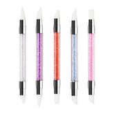 TAORANJU nail art acrylic pen dual-tip for precise, elegant designs.