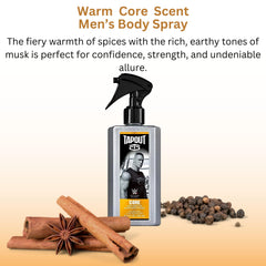 Tapout Victory bottle features daring woody notes for bold occasions.