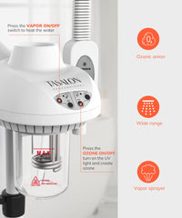 TASALON 5x magnifying lamp provides clear detail with soft LED illumination.