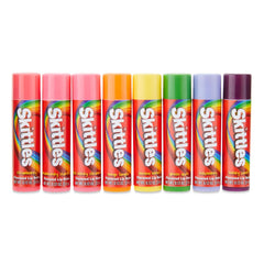 Taste Beauty Skittle lip balms 8ct packaging, ideal for gifting or stocking stuffing.